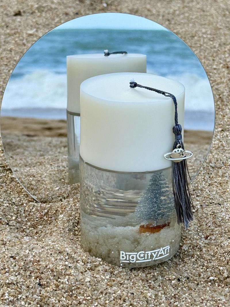 014 Soy Candle with Epoxy Resin – Designed on Koh Samui