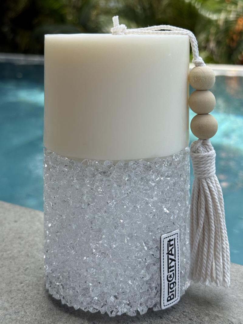 103 Soy candle based on acrylic crystals