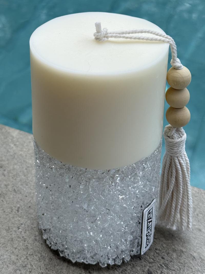 103 Soy candle based on acrylic crystals
