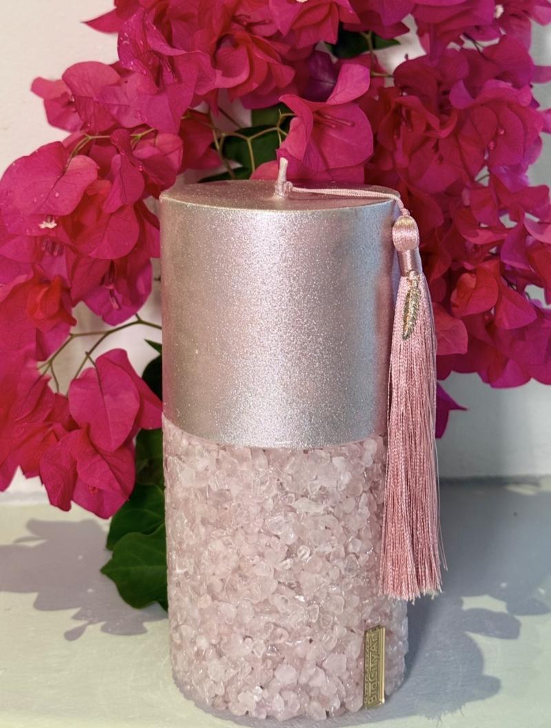 102 Rose Quartz Soy Candle