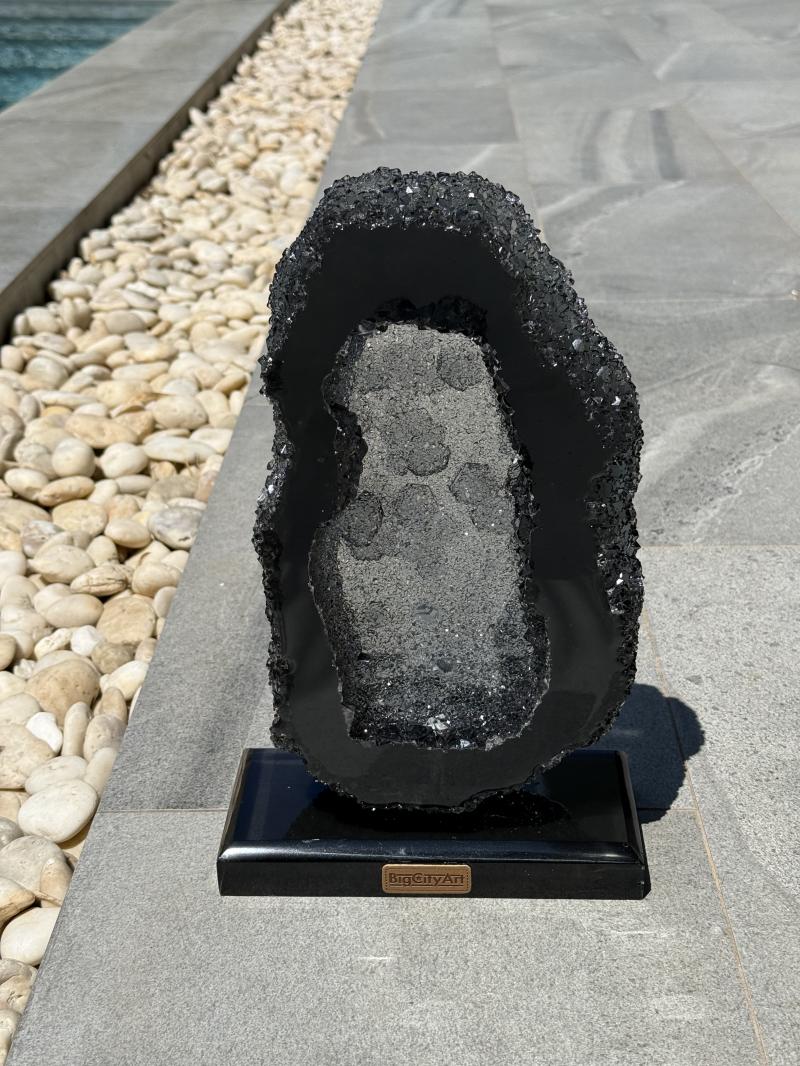 122 Big crystal epoxy art